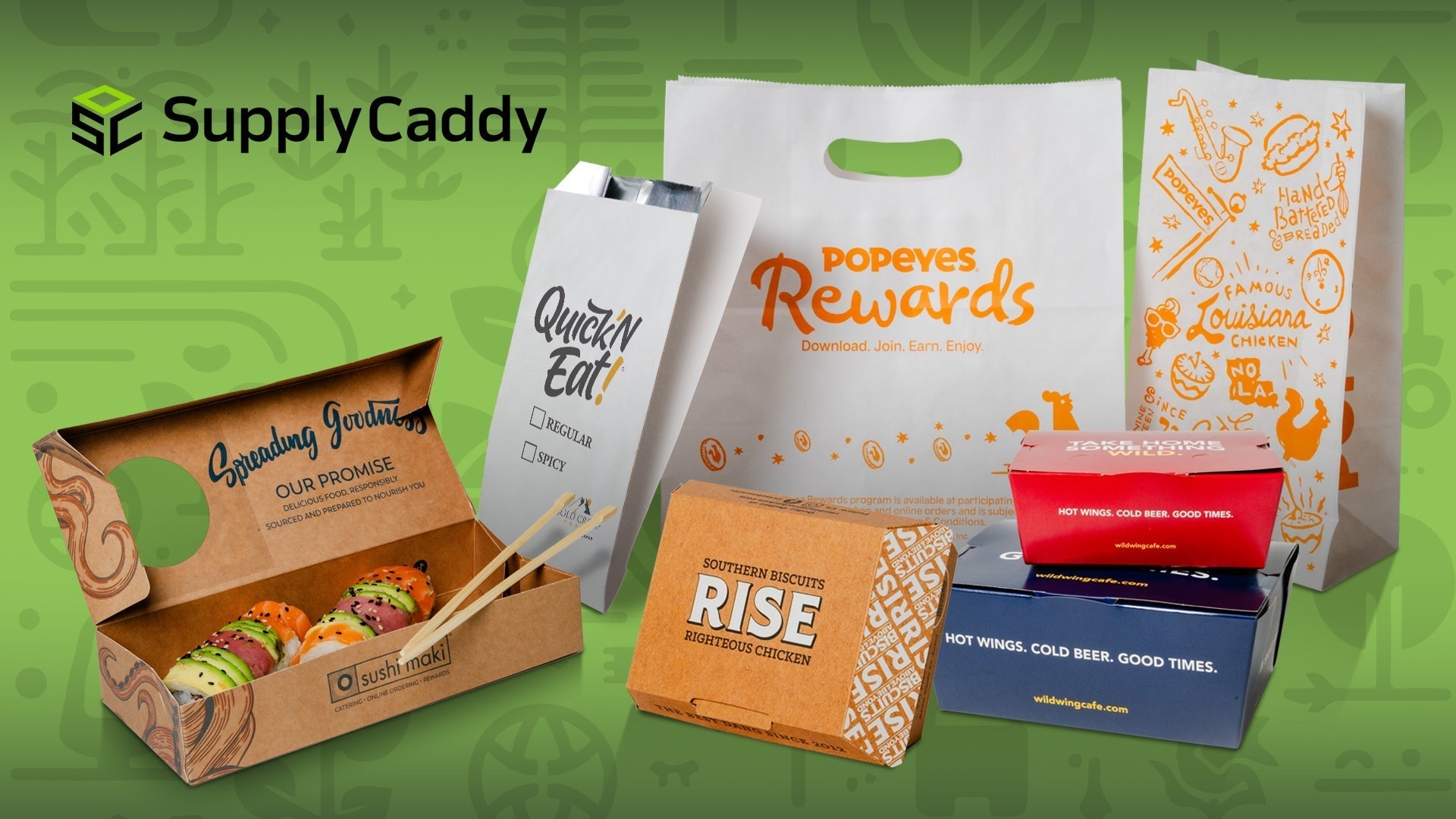 Image of sustainable food packaging