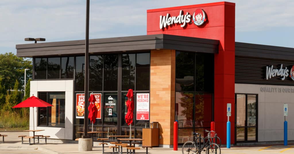 Image of wendy's new restaurant design