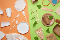 Image of single use tableware