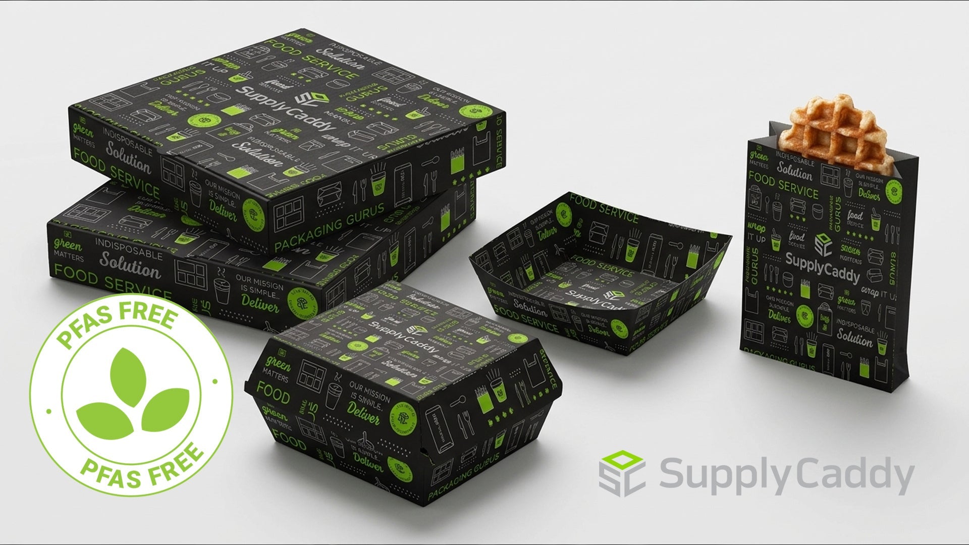 Image of PFAS-free food packaging