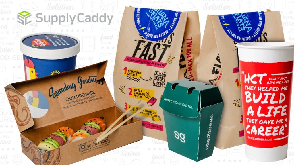 Image of paper packaging products