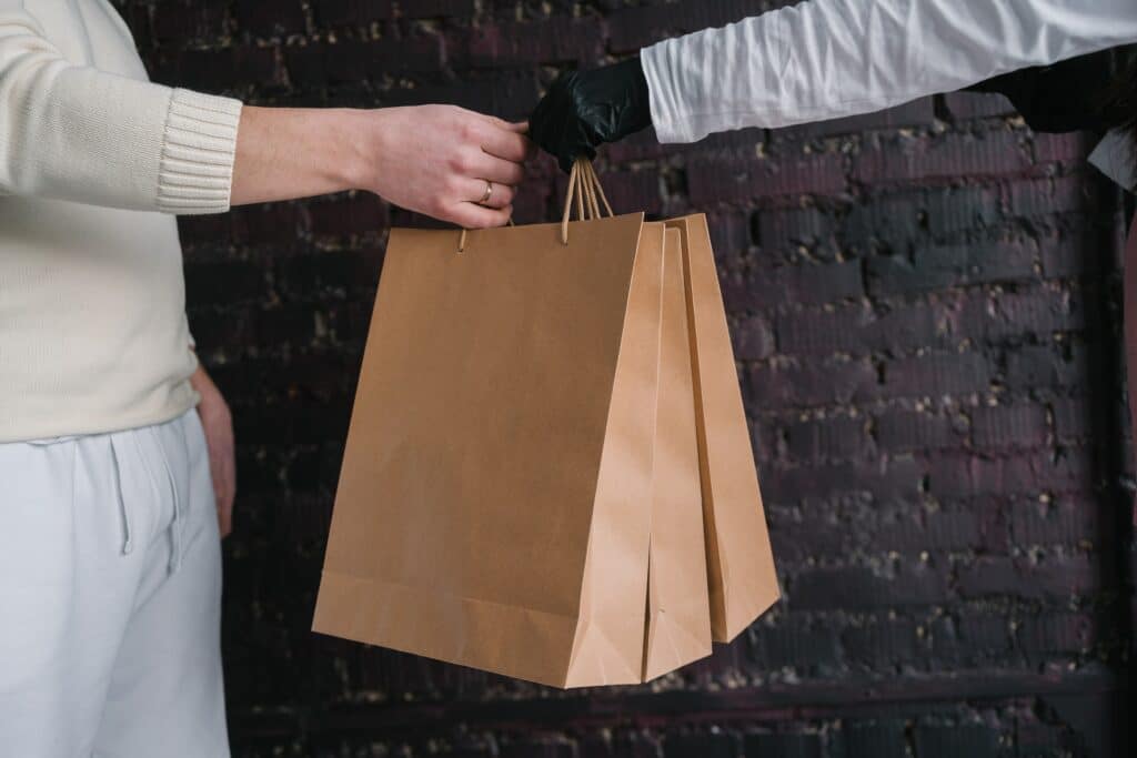 Image of types of paper bags