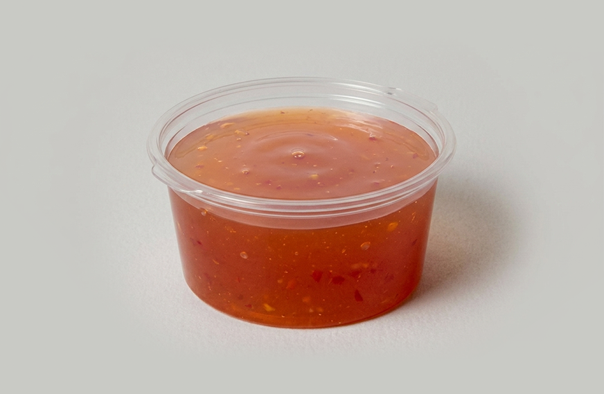 Image of 1oz Clear Hinged Portion Cup