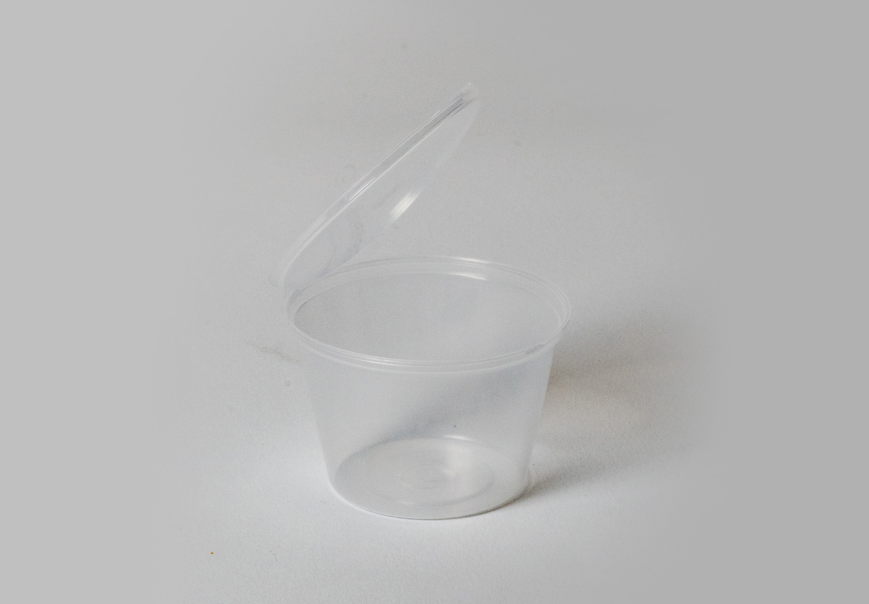 Image of 4oz Clear Hinged Portion Cup