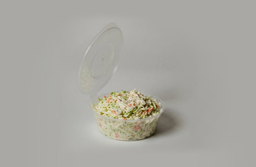 Image of 6oz Clear Hinged Portion Cup