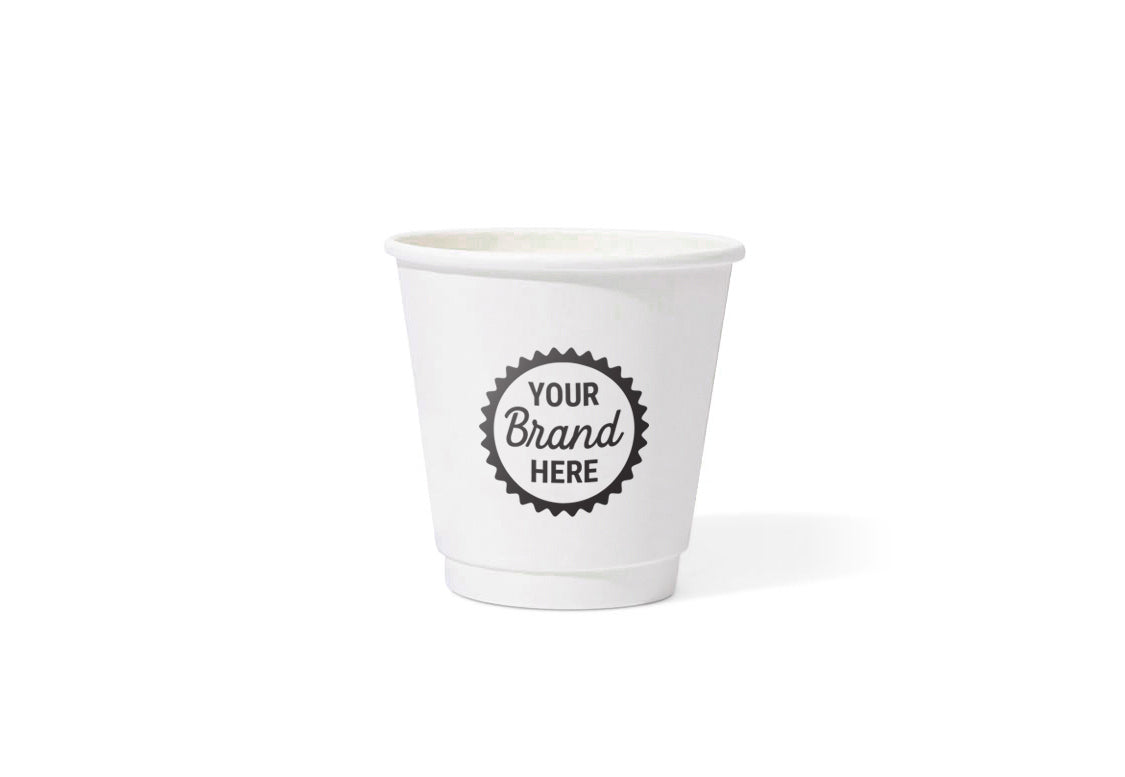 Image of 8oz Squat Double Wall Paper Hot Cup